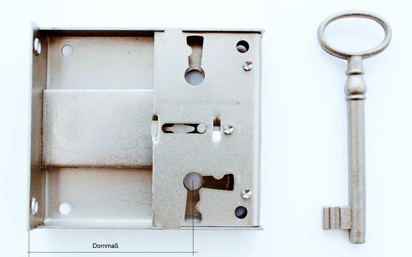 Kastenschloß Stulpe ca. 64*20 mm, Dornmaß 15- 100mm, Art. 5015 40mm