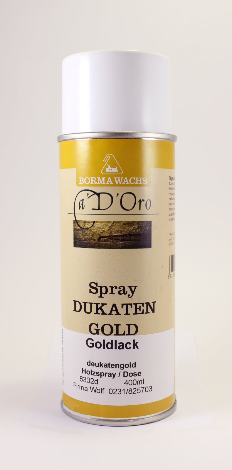 Goldlack Spray Dukatengold 400ml, Art. 8302d