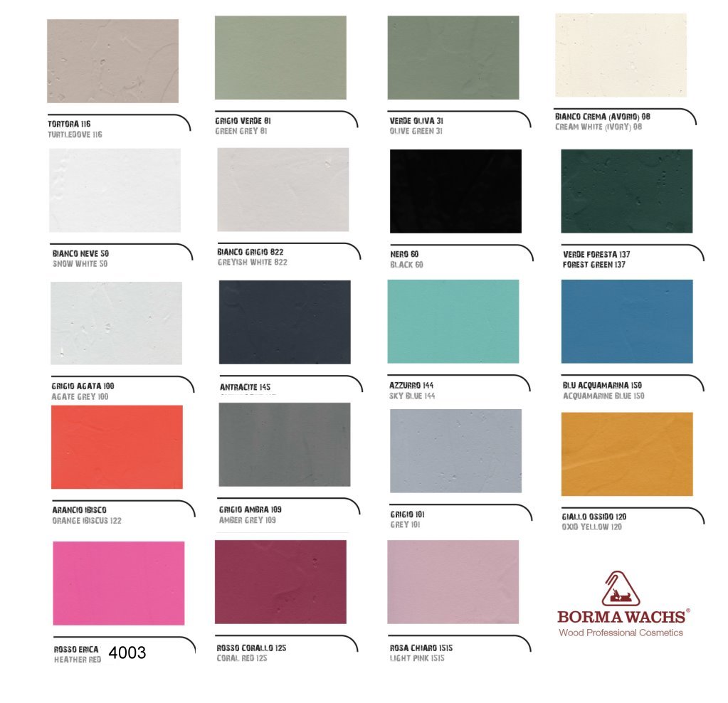 Shabby chic Kreidefarbe Borma 750ml 101 Grau