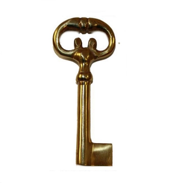 Möbel-Schlüssel , zierlich, Messing, Art. 5023z