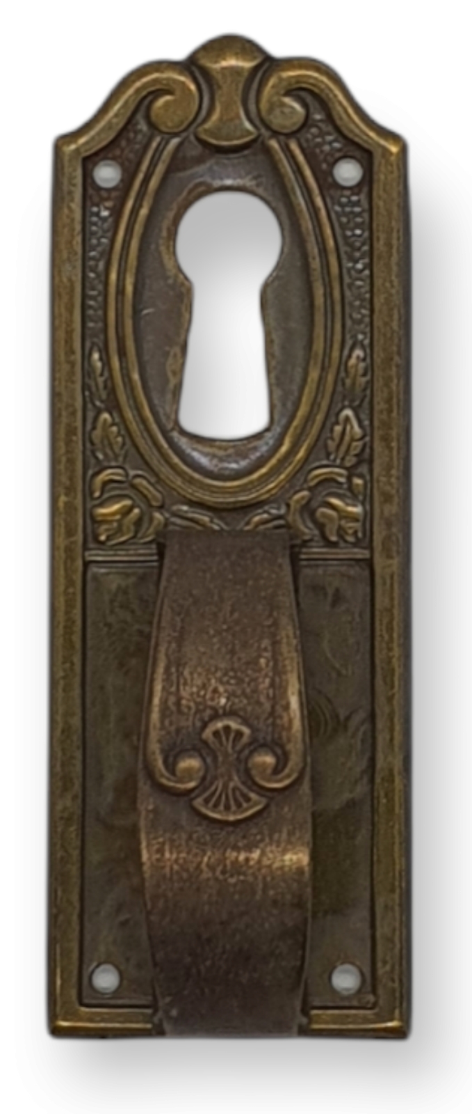 Jugendstil Beschlag Art. 1004  Messing patiniert ca. 70*25 mm