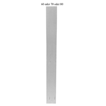 Eckiges  Tischbein Art. 63110  Maße: 70*70mm, ca. 760mm lang Tanne