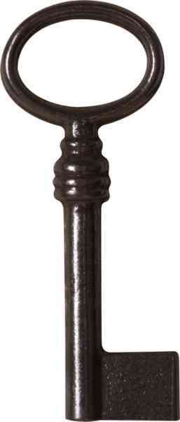 Schlüssel Rohling  mit Loch Lg:45-90mm, Art. 5024 75mm