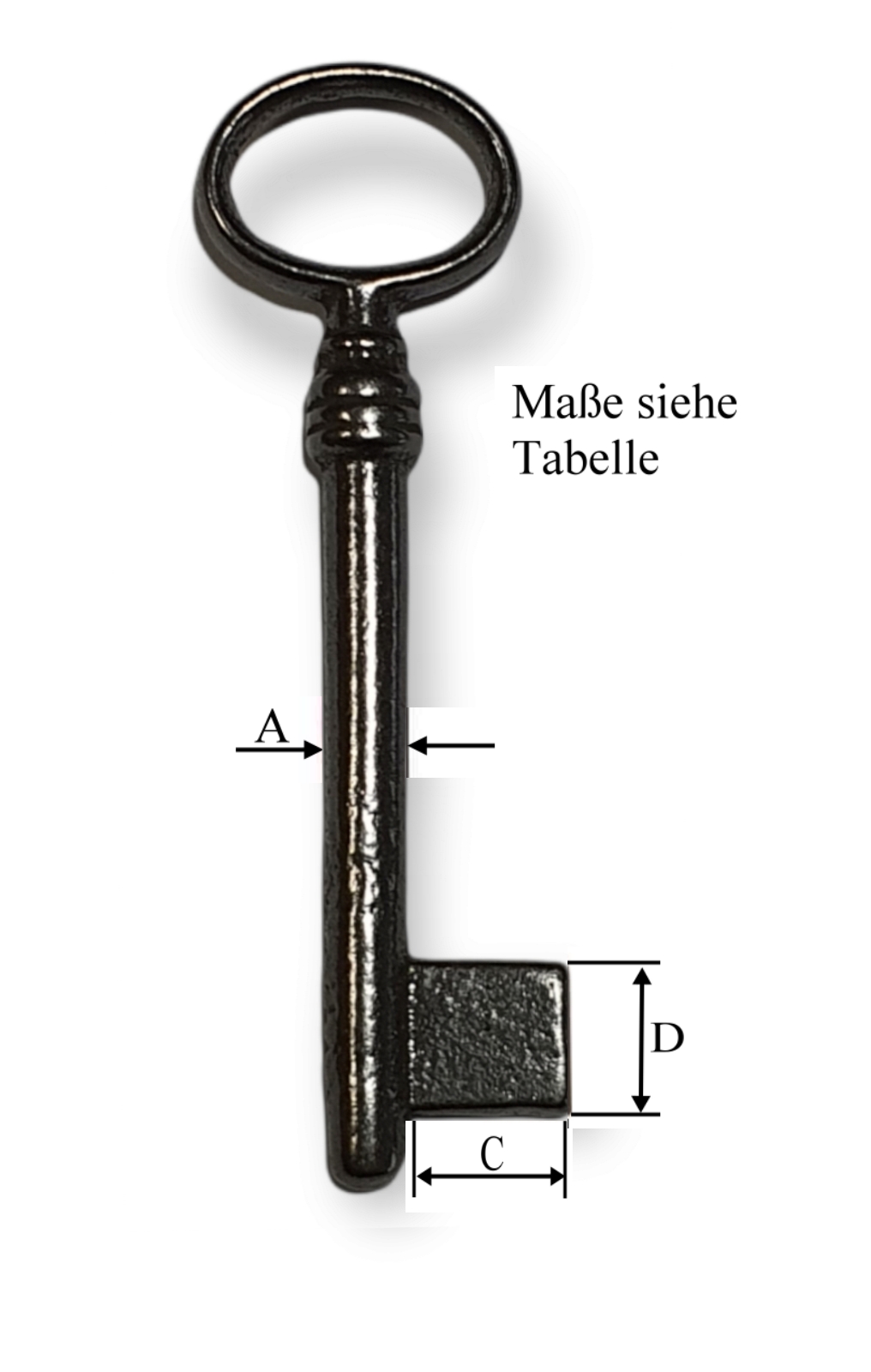 Schlüssel Rohling, Art 5034 50mm